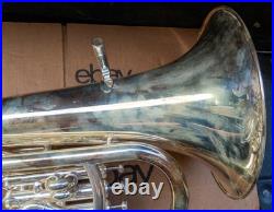 Mack Brass EU1150S 4 Valve Compensating Silver Euphonium w Case