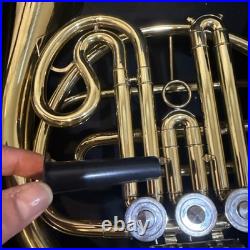 Marching French Horn / Mellophone Body (Detachable Bell) with Hard Case