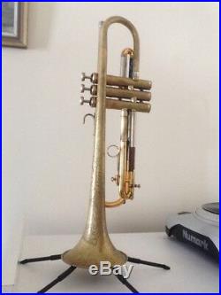 Martin Committee Trumpet T3460 Raw and Nickel Large Bore Awesome Engraving