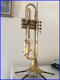 Martin Committee Trumpet T3460 Raw and Nickel Large Bore Awesome Engraving