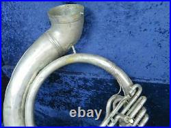 Martin Handcraft Jumbo BBb Silver Sousaphone Ser#61032 Non Playing Sold AS IS