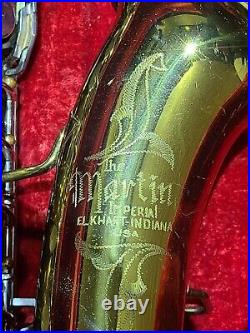 Martin Imperial Elkhart-Indiana Alto Saxophone Vintage Original Case