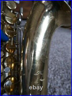 Martin Magna Tenor Saxophone 1963 Gold Lacquer 212XXX Matching Numbers