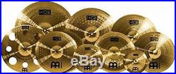 Meinl Drum Cymbals, Ultimate HCS 9 Pcs Set, Brass Trash Crash Free, 16-inch Pack