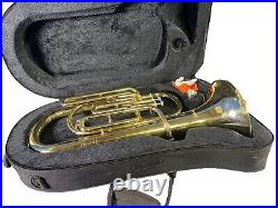 Mendini by Cecilio 3 Valve Brass Baritone MBR-20L 607109