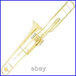 Mendini by Cecilio MTB-40 Intermediate B Flat Tenor Valve Trombone Monel Valves