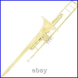 Mendini by Cecilio MTB-40 Intermediate B Flat Tenor Valve Trombone Monel Valves