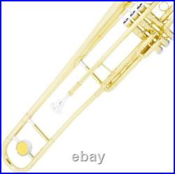 Mendini by Cecilio MTB-40 Intermediate B Flat Tenor Valve Trombone Monel Valves