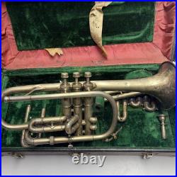 Mid 1930s King H. N. White Cornet Trumpet With Case. 22851