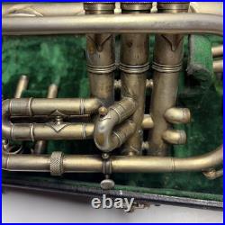 Mid 1930s King H. N. White Cornet Trumpet With Case. 22851