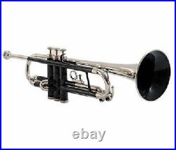Musical Bb Pitch Trumpet Green Colored+nickel Silver With Case And Mp
