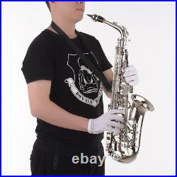 Muslady Eb Alto Saxophone Sax Brass Lacquered with Padded Carry Case