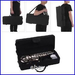 Muslady Eb Alto Saxophone Sax Brass Lacquered with Padded Carry Case