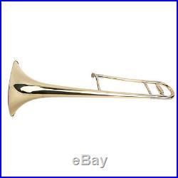 NEWEST! GOLD BAND STUDENT Bb SLIDE TROMBONE with Case and Mouthpiece US Stock LC