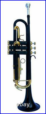 NEW BLACK BAND CONCERT TRUMPET WithCASE-APPROVED+ WARRANTY