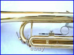 NEW BRASS CONCERT BAND TRUMPET WithCASE. APPROVED+ WARRANTY