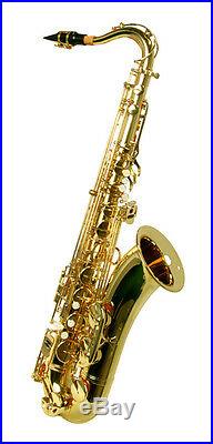 NEW BRASS TENOR SAXOPHONE SAX Withcase Approved+ Warranty