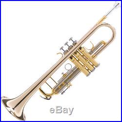 NEW ROSE BRASS PRO Bb Trumpet-Monel PistonGreat Sound