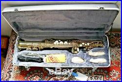 NEW Soprano Saxophone ABS Hard Case Kit All Accessories FREE SHIPPING