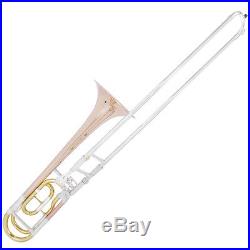NEW TROMBONE Bb With F TRIGGER ROSE-BRASS BELL&LEAD PIPE