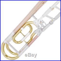 NEW TROMBONE Bb With F TRIGGER ROSE-BRASS BELL&LEAD PIPE