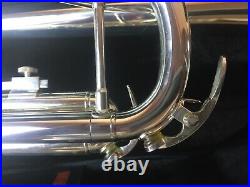 NEW Wisemann DTR-200SP Silver B-Flat Trumpet US Play Tested & Oiled Fine Horn