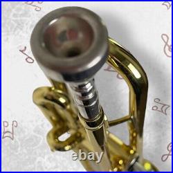 NICE Bundy Selma Gold Student Trumpet Model BTR-130 with Bundy Case & Mouthpiece