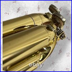 NICE Bundy Selma Gold Student Trumpet Model BTR-130 with Bundy Case & Mouthpiece