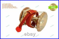 New Brass Material Udukai South Indian Style Drum Folk Musical Instruments Udukk