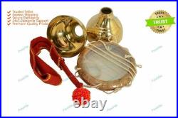 New Brass Material Udukai South Indian Style Drum Folk Musical Instruments Udukk
