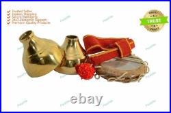 New Brass Material Udukai South Indian Style Drum Folk Musical Instruments Udukk