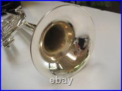 New Carol Brass CTR-5060H-GSS-Bb-S Professional Bb Trumpet Silver Plated