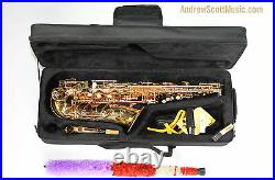 New Gold Alto Saxophone in Case Masterpiece