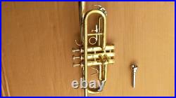 New Golden Brass flat Trumpet C Fantastic FOR STUDENTS BLACK FRIDAY SALE