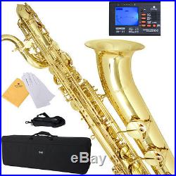 New Mendini Baritone Saxophone Bari Sax +case Sale