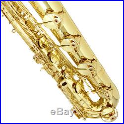 New Mendini Baritone Saxophone Bari Sax +case Sale