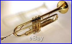 New Student To Intermediate Golden Brass Marching Concert Band Trumpet-b Flat