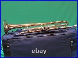 Nice Getzen Trumpet Refurbished Case & Getzen 7C Mouthpiece R46524