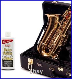 Non-Flammable Brass Polish Safe for Home, Musical Instruments, and More, 8 oz
