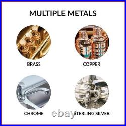 Non-Flammable Brass Polish Safe for Home, Musical Instruments, and More, 8 oz