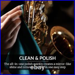 Non-Flammable Brass Polish Safe for Home, Musical Instruments, and More, 8 oz