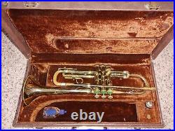OLDS AMBASSADOR Bb TRUMPET WITH CASE & MOUTHPIECE