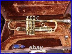 OLDS AMBASSADOR Bb TRUMPET WITH CASE & MOUTHPIECE