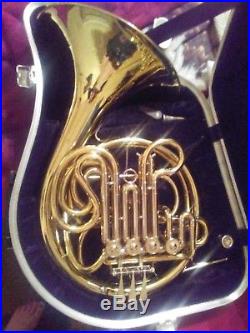 OLDS double French horn with case, Good working condition