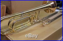 OMalley Contra bass Double Slide Bb Contrabass Trombone free stand included