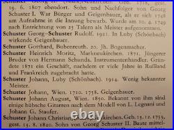 Old Violin Heinrich Moritz Schuster