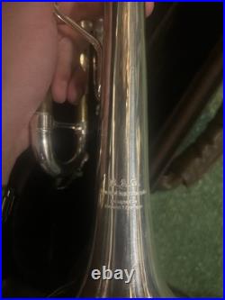 Older B. A. C Trumpet Silver Plate, Beginning Pro Model, #V25058