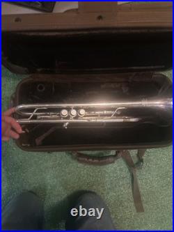 Older B. A. C Trumpet Silver Plate, Beginning Pro Model, #V25058