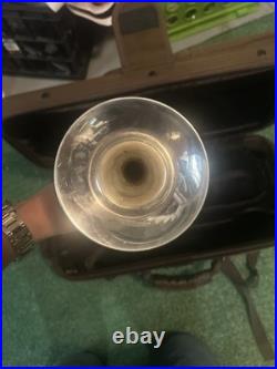 Older B. A. C Trumpet Silver Plate, Beginning Pro Model, #V25058