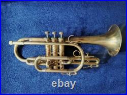 Olds Ambassador Cornet, 1959 serviced in good cond. With Vintage Mouthpiece & Case